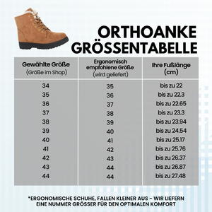 OrthoAnke  - ergonomische, wasserdichte, isolierte Stiefel für Herbst und Winter