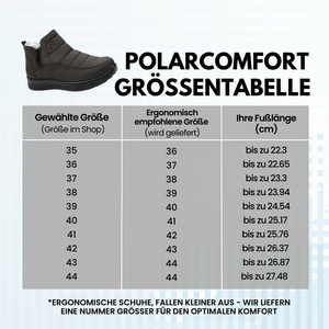 PolarComfort - ergonomische & wasserdichte Thermoschuhe für Frauen