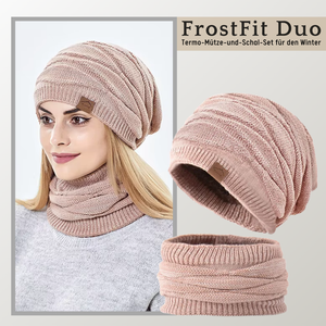 FrostFit Duo – Termo-Mütze-und-Schal-Set für den Winter - Unisex