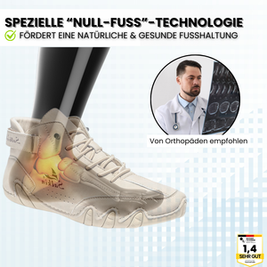 OrthoPur - ergonomischer, wasserdichter & schmerzlindernder Barfußschuh für Herbst und Winter