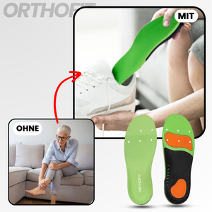 Orthofit - ergonomische Einlagen für alle Schuhe (2 Stück für beide Füße)