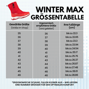 Winter Max - schmerzlindernde, wasserdichte, isolierte Stiefel für Herbst und Winter