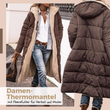 Lade das Bild in den Galerie-Viewer, Damen-Thermomantel mit Fleece-Futter für Herbst und Winter
