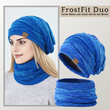 Lade das Bild in den Galerie-Viewer, FrostFit Duo – Termo-Mütze-und-Schal-Set für den Winter - Unisex
