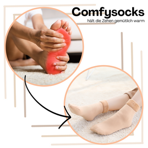 COMFYSOCKS - Unisex Einheitsgröße - für warme Fußmomente