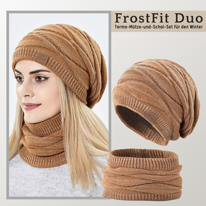 FrostFit Duo – Termo-Mütze-und-Schal-Set für den Winter - Unisex