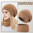 Lade das Bild in den Galerie-Viewer, FrostFit Duo – Termo-Mütze-und-Schal-Set für den Winter - Unisex
