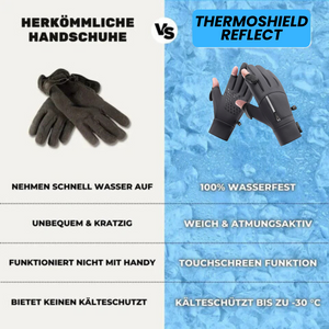 ThermoShield Reflect -Thermohandschuhe für den Winter inkl. Reflektoren