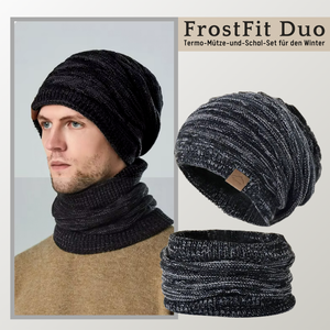 FrostFit Duo – Termo-Mütze-und-Schal-Set für den Winter - Unisex