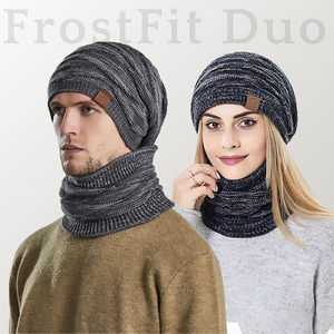 FrostFit Duo – Termo-Mütze-und-Schal-Set für den Winter - Unisex