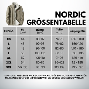 Nordic - Premium Skandinavische Jacke mit Fleece-Material